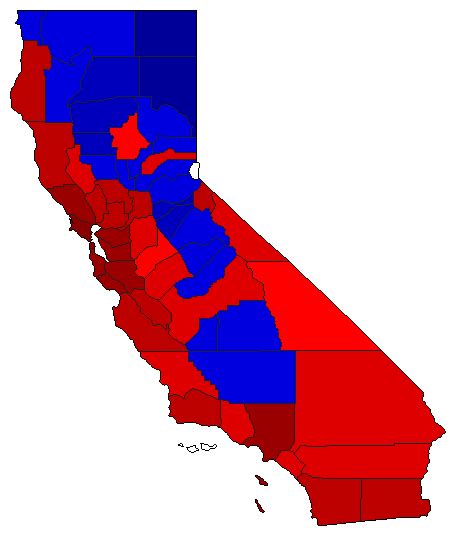 2020 Presidential General Election Results - California