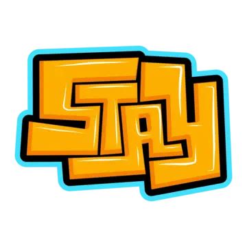 Stay Typography Art Vector, Stay, Typography, Orange PNG and Vector with Transparent Background ...