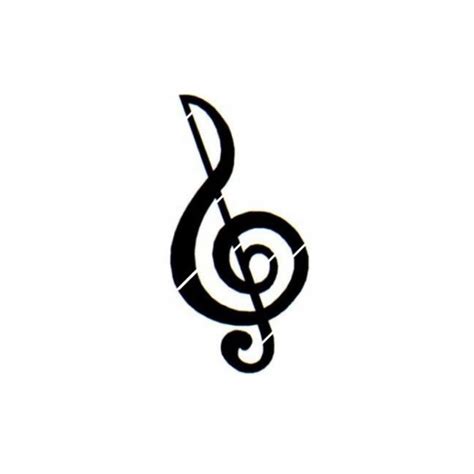 Music Note Stencils - ClipArt Best