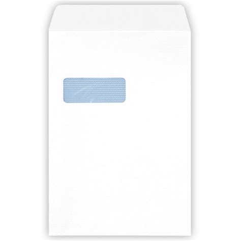 5 Star Office Envelopes Pocket Peel and Seal Window 100gsm White C4 Ref - Pack 250 - 906640 ...