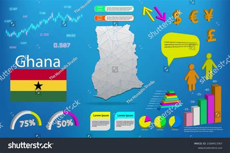 Ghana Map Info Graphics Charts Symbols Stock Vector (Royalty Free) 2169413367 | Shutterstock