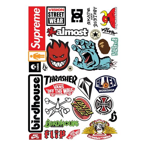 Stickers Surf Skate Scooter Mobile FREE P+P 25 Ref34 Skateboard Sticker Bomb lowest prices ...