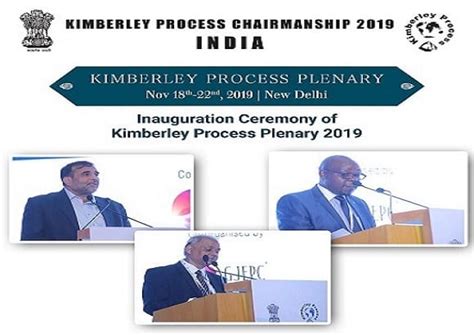 Kimberley Process Certification Scheme (KPCS) plenary session conducted ...