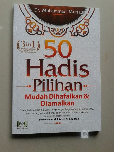 Buku 50 Hadis Pilihan Mudah Dihafalkan & Diamalkan