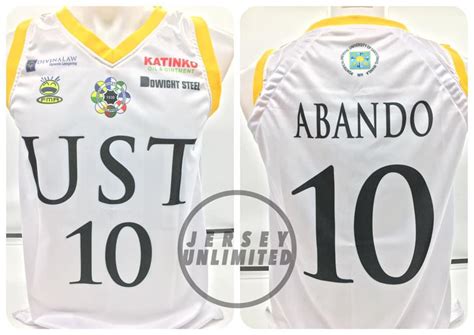 RENZ ABANDO #10 UST UAAP season 82 full sublimation jersey! | Lazada PH