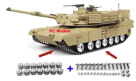 Radio Remote Control RC Tank M1A2 Abrmas Heng Long Tank 1/16 large ...