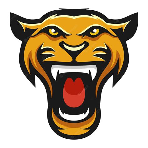 Premium Vector | Tiger mascot logo