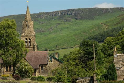 Delightful Edale Village in the Derbyshire Peak District