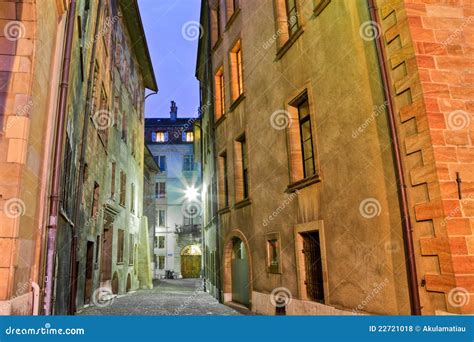 Geneva Old Town stock photo. Image of stone, heritage - 22721018