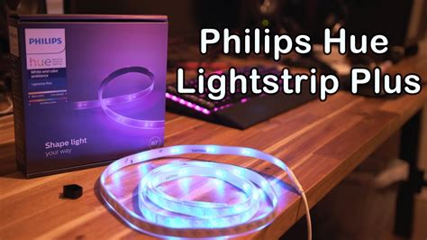 Philips Hue Lightstrip Plus Unboxing Install & Review - YouTube