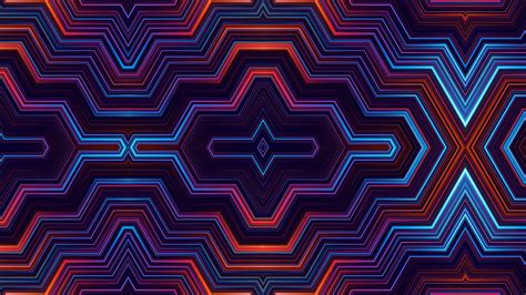 Colorful Symmetry Geometric Lines Abstraction 4K HD Abstract Wallpapers ...