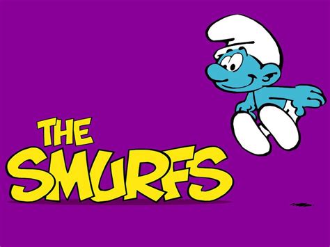 Smurfs cartoon logo free image download