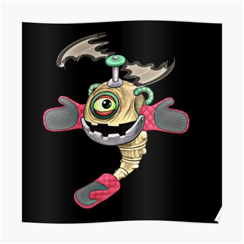 "My Singing Monsters character Cybop" Poster for Sale by Dizzaa | Redbubble