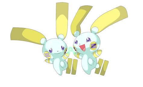 Shiny Xicomian Plusle Minun by That-One-Leo on DeviantArt