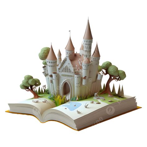 Cartoon Fairy Tale Book Castle Clipart Panda Free Cli - vrogue.co