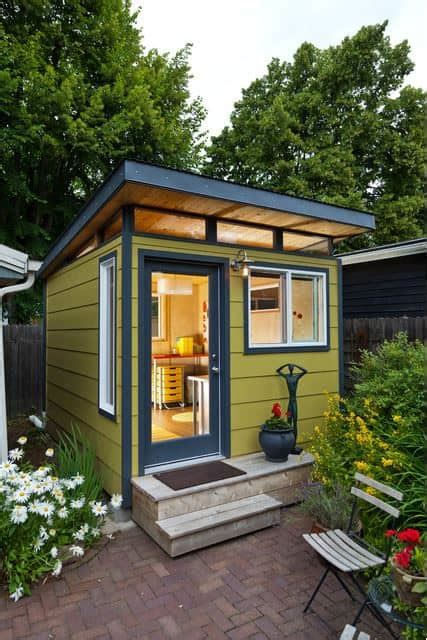 6 Stunning She-Shed Office Inspiration Ideas - Joyful Derivatives