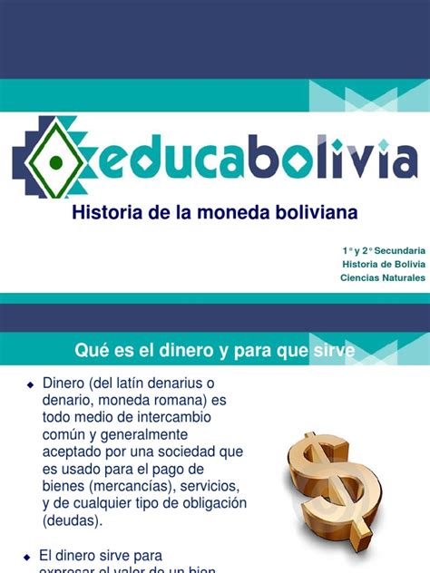 PR Historia de La Moneda Boliviana | Monedas | Billete de banco