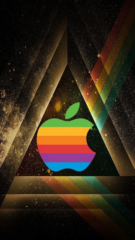 Apple logo, abstract, amazing, colors, cool, effect, paint, rainbow, HD phone wallpaper | Peakpx