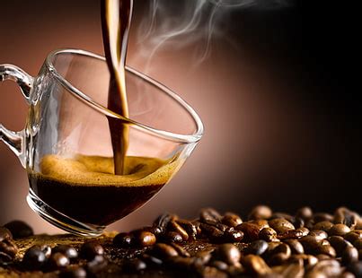 3840x2160px | free download | HD wallpaper: coffee, cappuccino, cup, coffee beans | Wallpaper Flare