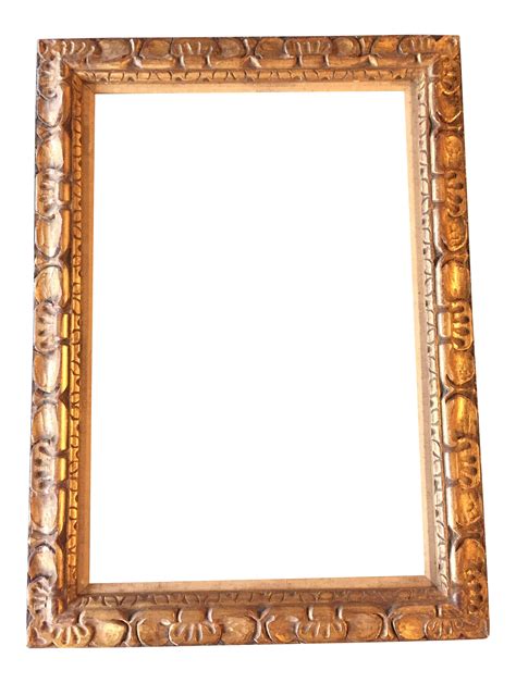 Vintage Carved Gilt Wood Frame | Chairish