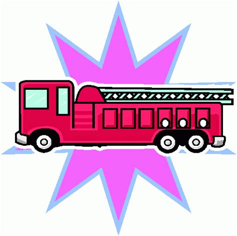 pink fire truck clipart - Clip Art Library