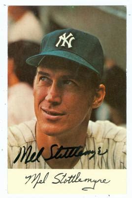 Mel Stottlemyre autographed postcard (1971 New York Yankees) 3.5x5.5 (67)