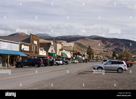 Gardiner, Montana north of Yellowstone National Park Stock Photo - Alamy