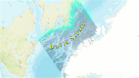 Davis Strait Map 32308442 Stock Video at Vecteezy