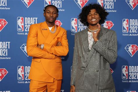 Jalen Green wears Balmain to the 2021 NBA Draft