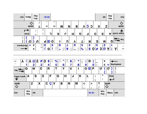 Double-Sided Vietnamese Keyboard Print-Out