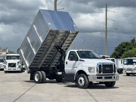 New 2023 Ford F-650 14' BABCO Aluminum Chipper Dump Truck in Miami FL