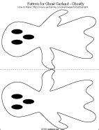 Make a Ghost Garland - Halloween Crafts - Aunt Annie's Crafts