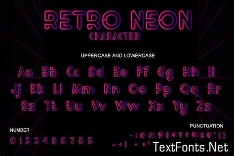 Retro Neon – Opentype SVG Color Font