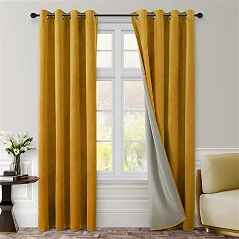 Best Mustard Yellow Blackout Curtains For A Stylish Home