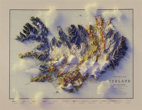 Geological map of Iceland : r/MapPorn