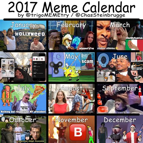 2022 Meme Calendar - Printable Calendar 2023