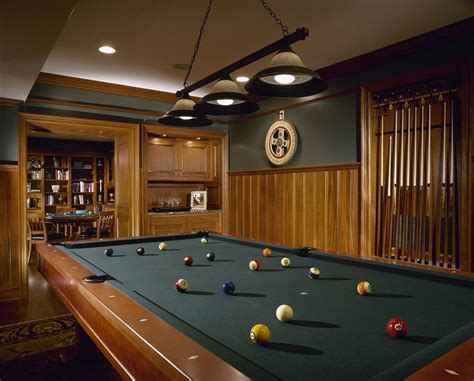 Natural Mahogany Billiard Room | Pool table room, Small pool table, Pool table room decor