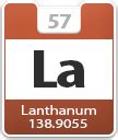 Atomic Number of Lanthanum La