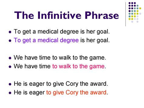 Infinitive Phrase Definition And Examples Of Infinitive Phrases 7esl