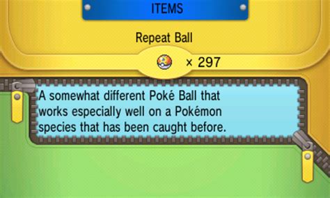 Where To Get Repeat Balls in Pokémon ORAS - Guide Strats