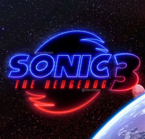 Sonic movie 3 spoilers logo// NOT ORIGINAL JUST A FANMADE