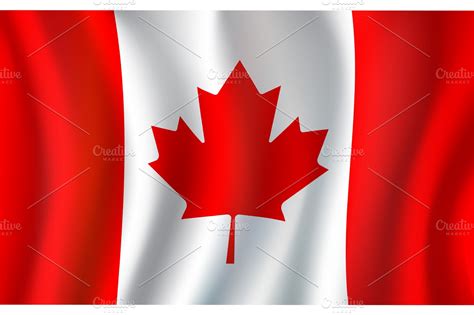 Canadian flag, maple leaf 3d symbol of Canada | Creative Daddy