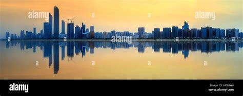 Abu Dhabi Skyline Stock Photo - Alamy