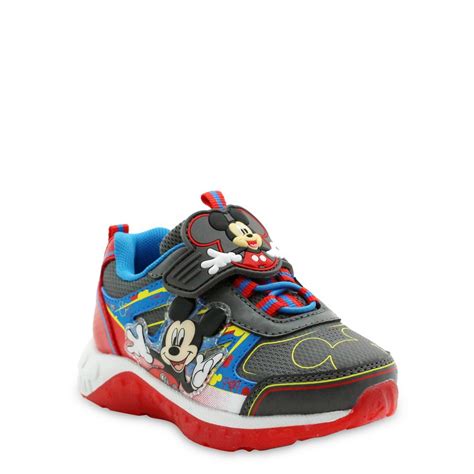 Mickey Mouse - Mickey Mouse Mickey Strap Athletic Sneaker (Toddler Boys ...