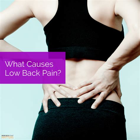 What Causes Low Back Pain? | Radiant Life Chiropractic