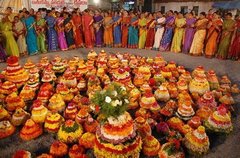 Bathukamma festival (festival with flowers) selebrations , warangal, andhrapradesh . And know as ...