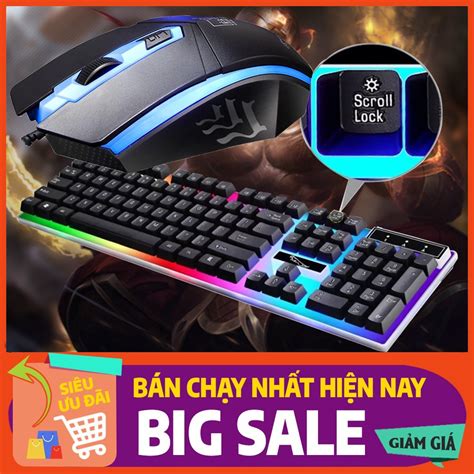 Bộ Bàn Phím Gaming có dây Kèm Chuột Máy Tính Con Báo Có LED 7 Màu Ấn Tượng | HolCim - Kênh Xây ...