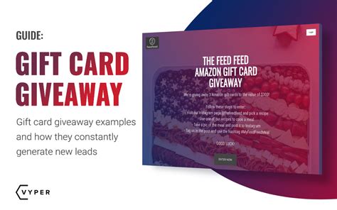 Gift Card Giveaway Examples and How They Constantly Generate New Leads