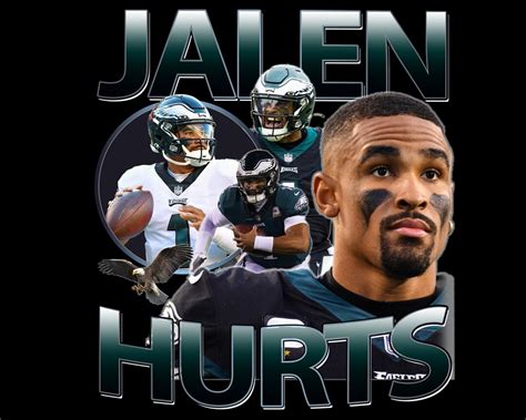 Jalen Hurts PNG Shirt Design PNG Tee SVG Shirt Vector Shirts - Etsy