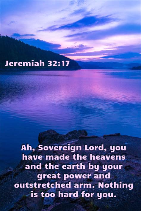 Jeremiah 32:17 (NIV) by ChristCentric on DeviantArt